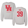 University of Houston Baseball Gray Crewneck  - #39 Chance Cox