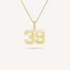 Gold Presidents Pendant and Chain - #39 Chance Cox