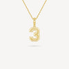 Gold Presidents Pendant and Chain - #3 Jayme Mitchell