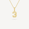 Gold Presidents Pendant and Chain - #3 Brecken Snotherly