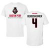 Austin Peay State University Beach Volleyball White Tee  - #4 Payton Deidesheimer