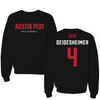 Austin Peay State University Volleyball Black Block Crewneck - #4 Payton Deidesheimer