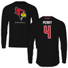 Illinois State University Baseball Black Mascot Long Sleeve  - #4 Tanner Perry