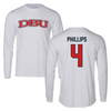 Dallas Baptist University Volleyball White Long Sleeve - #4 Abby Phillips
