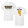 University of Wisconsin-Milwaukee Basketball White Tee  - #4 Kentrell Pullian