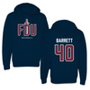 Fairleigh Dickinson University-Metropolitan Campus Baseball Navy Hoodie  - #40 Ian Barrett