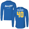 California State University-Bakersfield Baseball Royal Blue Long Sleeve  - #40 David Villegas