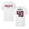 Fairleigh Dickinson University-Metropolitan Campus Baseball White Tee  - #40 Ian Barrett