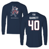 Fairleigh Dickinson University-Metropolitan Campus Baseball Navy Long Sleeve  - #40 Ian Barrett