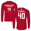 University of Houston Baseball Red Long Sleeve  - #40 Brendan O'Donnell