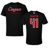 University of Houston Football Black Tee  - #41 Jack Martin