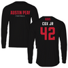 Austin Peay State University Football Black Long Sleeve  - #42 TJ Cox Jr