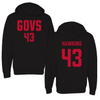 Austin Peay State University Football Black Hoodie  - #43 Garrett Hawkins