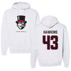 Austin Peay State University Football Gray Mascot Hoodie - #43 Garrett Hawkins