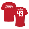 University of Houston Baseball Red Tee  - #43 Bryson Walker