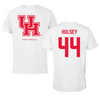 University of Houston Softball White Tee  - #44 Paige Hulsey