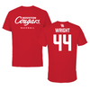 University of Houston Baseball Red Tee  - #44 Dan Wright