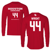University of Houston Baseball Red Long Sleeve  - #44 Dan Wright