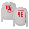 University of Houston Softball Gray Crewneck  - #46 Kayley Prudhomme