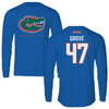 University of Florida Lacrosse Blue Mascot Long Sleeve - #47 Sara Grove