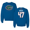 University of Florida Lacrosse Blue Mascot Crewneck - #47 Sara Grove
