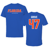 University of Florida Lacrosse True Royal Florida Tee - #47 Sara Grove