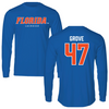 University of Florida Lacrosse True Royal Florida Long Sleeve - #47 Sara Grove