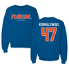 University of Florida Softball True Royal Florida Crewneck - #47 Ariel Kowalewski