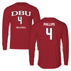 Dallas Baptist University Volleyball Red Long Sleeve - #4 Abby Phillips