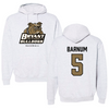 Bryant University Baseball Gray Hoodie  - #5 Lewis Barnum