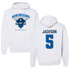 University of New Orleans Basketball Gray Hoodie  - #5 Tyson Jackson