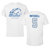 University of Alabama in Huntsville Basketball White Tee - #5 Jayden Mitchell