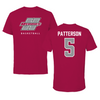 Henderson State University Basketball Cardinal Tee  - #5 Zyon Patterson