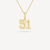 Gold Presidents Pendant and Chain - #51 Cameron Edmonds