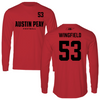 Austin Peay State University Football Red Jersey Long Sleeve - #53 Christian Wingfield