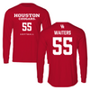 University of Houston Softball Red Long Sleeve  - #55 Tamya Waiters