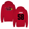 Illinois State University Football Red Hoodie  - #58 D'Marco Cross