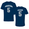 University of New Orleans Basketball Navy Tee - #5 Tyson Jackson