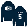 University of New Orleans Basketball Navy Hoodie - #5 Tyson Jackson