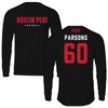 Austin Peay State University Football Black Long Sleeve  - #60 Conner Parsons