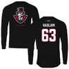 Austin Peay State University Football Black Mascot Long Sleeve - #63 Donovan Haslam