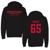 University of Houston Football Black Hoodie  - #65 Cayden Bowie