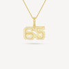 Gold Presidents Pendant and Chain - #65 Miada Jones