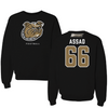 Bryant University Football Black Crewneck  - #66 Ahmad Assad