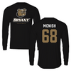 Bryant University Football Black Long Sleeve  - #68 Michael McNish