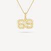 Gold Presidents Pendant and Chain - #69 Aidan Duerig