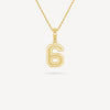 Gold Presidents Pendant and Chain - #6 Paris Lehman