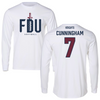 Fairleigh Dickinson University-Metropolitan Campus Softball White Long Sleeve  - #7 Riley Cunningham