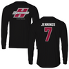 Henderson State University Football Black Long Sleeve  - #7 Tim Jennings