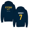 East Tennessee State University Soccer Navy Hoodie  - #7 Sydney Somogyi
